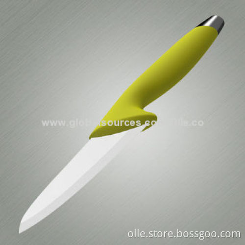 6" -inch Chongqing OLLE Ceramic Knife with Chrome-plated End Handle